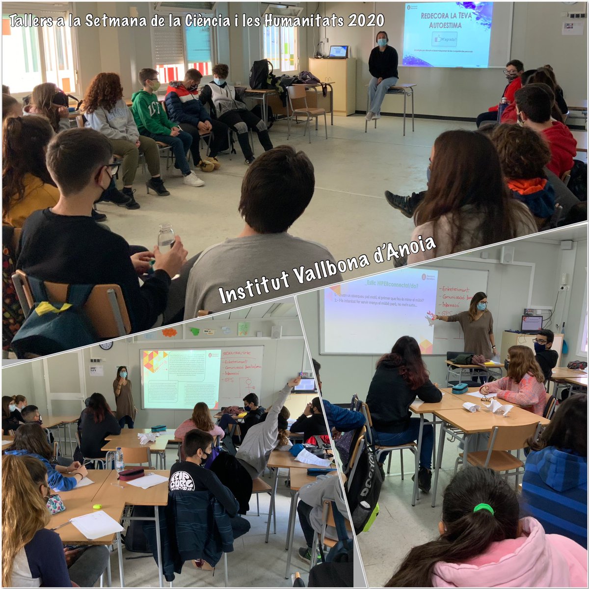 insvallbona's tweet photo. Setmana de la Ciència i les Humanitats 2020. Una setmana plena d’activitats molt diverses i creatives. Molt bona feina a tothom!@insvallbona https://t.co/Xd6rFSLsCK