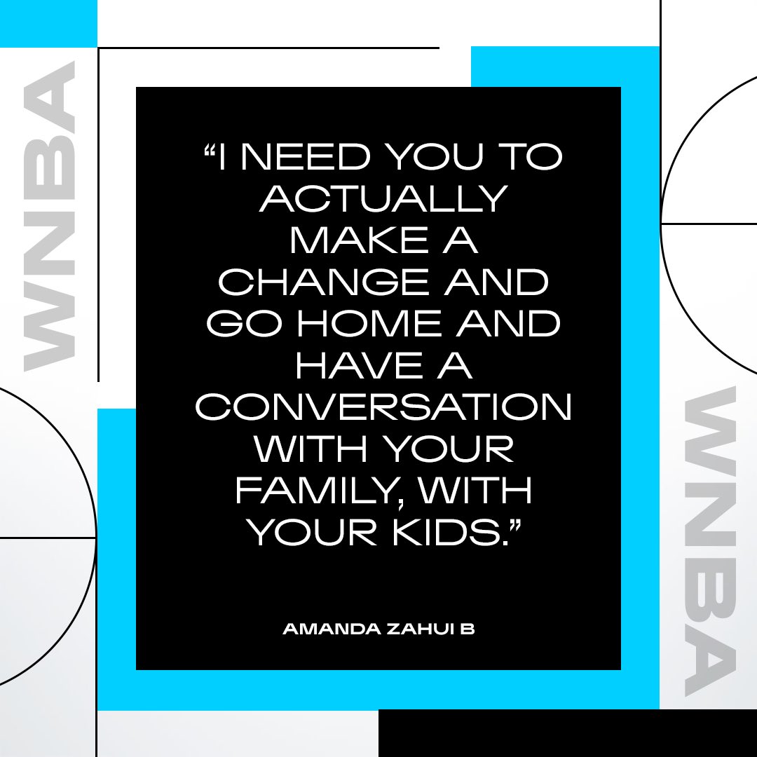 WNBA's tweet photo. Have the conversation. #MakeWayMakeChange #BlackLivesMatter https://t.co/C5dXFtzEMG