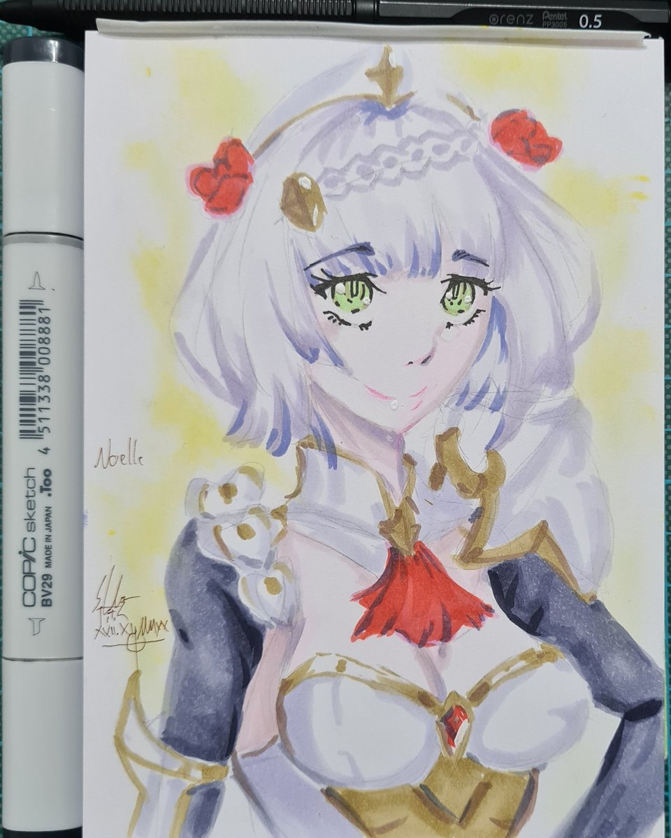 DisgermanGuy's tweet photo. Rough marker sketch on A6
(Noelle/ Genshin Impact)
.
.
.
#genshinimpactfanart #genshinimpact #noelle https://t.co/f4hEewxQXT