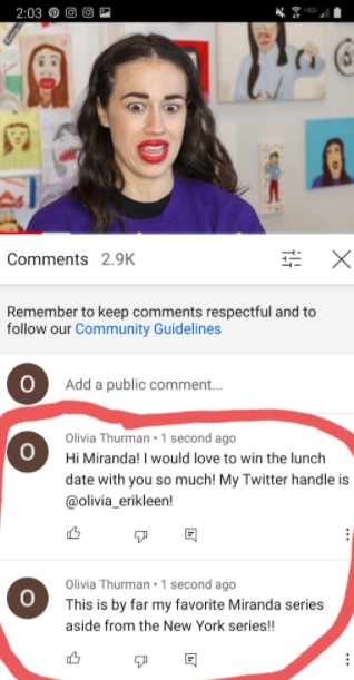 atwmylove's tweet photo. @ColleenB123 @MirandaSings I would be so so honored if I won this zoom with you. I will be sooo happy for whoever wins because thinking of someone else's dream come true is so amazing to me. We are all so lucky you're doing this and I love you so so much! #watchmirandasings https://t.co/18yTuw4SB8