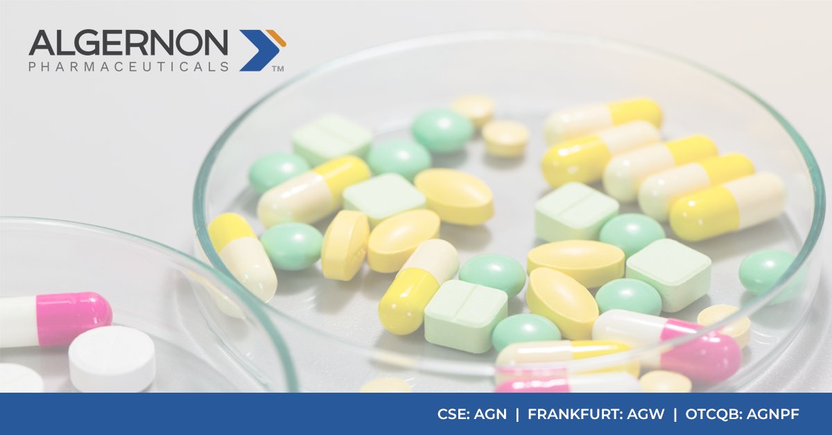 AlgernonPharma's tweet photo. The global IPF and chronic cough markets are expected to reach US$3.2B by 2025 and US$1.8B by 2024 respectively.
These diseases have unmet clinical needs and we are investigating Ifenprodil as a potential treatment in a #Phase2Trial.
Learn more: https://t.co/80FyaCtWev
$AGN.CN https://t.co/Aq5ENbLViy