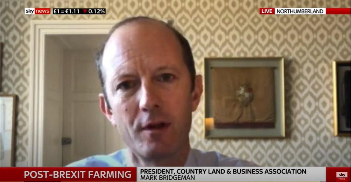 Explaining to Sky news why an EU trade deal is so crucial for the farming sector and why a now deal would be so damaging. Trade deals elsewhere provide opportunities but 70% of our food exports go to the EU and we would face tariffs of up to 100% on some products.