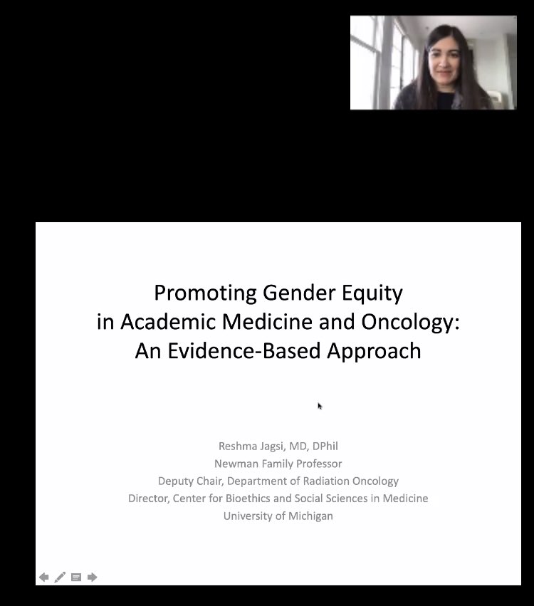 abbyWUim's tweet photo. 💕❤️🥇🧠🌟💪🏿💪💪🏾🩺📚💻🥇
Absolutely inspiring &amp; empowering as always, @reshmajagsi shares important data on promoting #equity, #WomenInMedicine, &amp; fixing systems NOT #womeninleadership!! Join #WFSOM &amp; @WPSA1 tonight for fireside chat with her!! Thank you for bringing the science! https://t.co/wtr6heIxDa