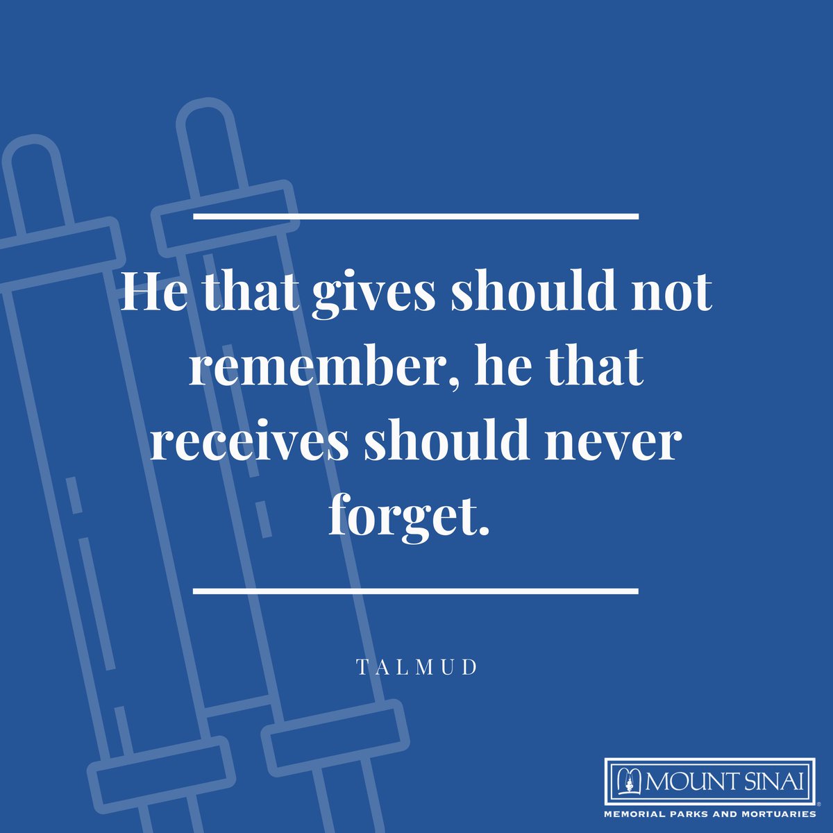 Some wise words from the Talmud as we continue our week. #TalmudTuesday