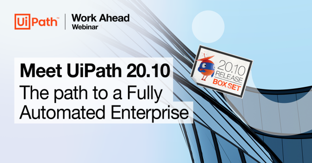 It's here! The <a href="/UiPath/">UiPath</a> 20.10 major product release brings exciting new products and 100+ features that blend #automation, low-code, and cloud capabilities. Explore them to unlock a fully automated enterprise. #UiPathEmployee dy.si/ZFG7X