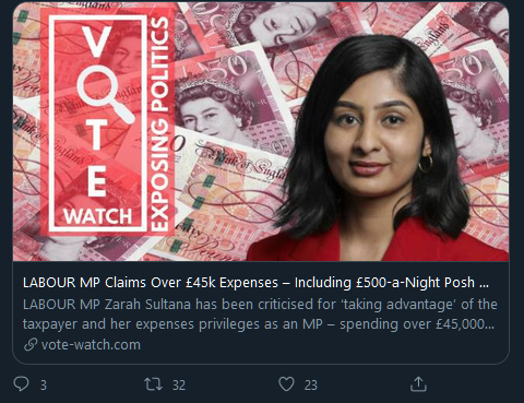 dearaunty's tweet photo. The sheer hypocrisy of some people, utterly staggering
.@zarahsultana https://t.co/2fSbXMgCFG