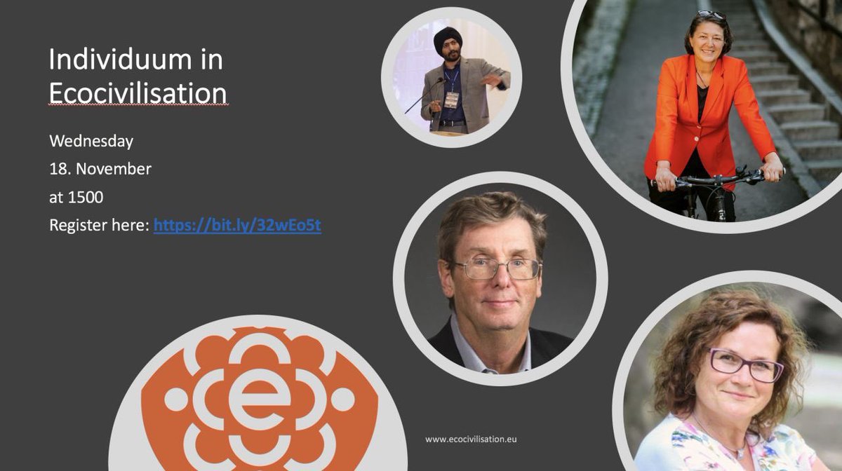 Bulc_EU's tweet image. Join me and my guests on #EcocivilisationTalks and explore how much individuals can contribute to a global shift! Wednesday, 18. November at 15:00-register here: bit.ly/2GTK2qC facebook.com/85393650797393. #togetherweknow #newhope #ecocivilisation #future #innovation