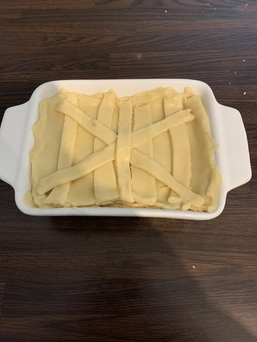 Beef pie for tea courtesy of Louis Young. Thanks son xx Practising our life skills whilst self isolating @westderbyschool!!