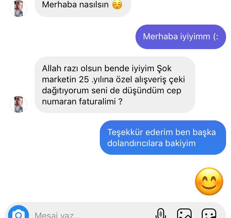 Aynen öyle başka dolandırıcılara bakiyim Öepxçsşx