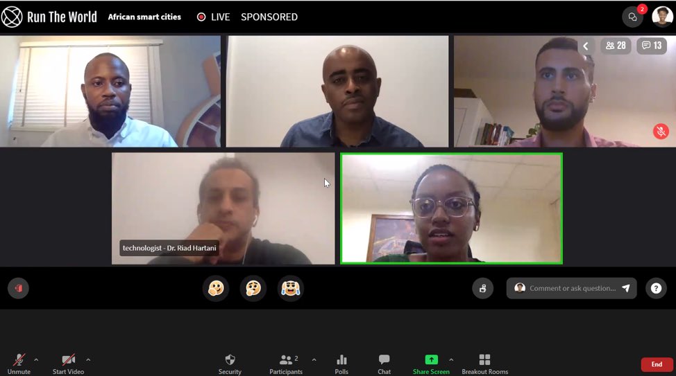 Thank you to the experts who participated in the <a href="/SocialAfrobytes/">Afrobytes</a> panel on 'African Smart Cities' for their insightful contributions on how smart cities can offer a high tech solution for the continent.