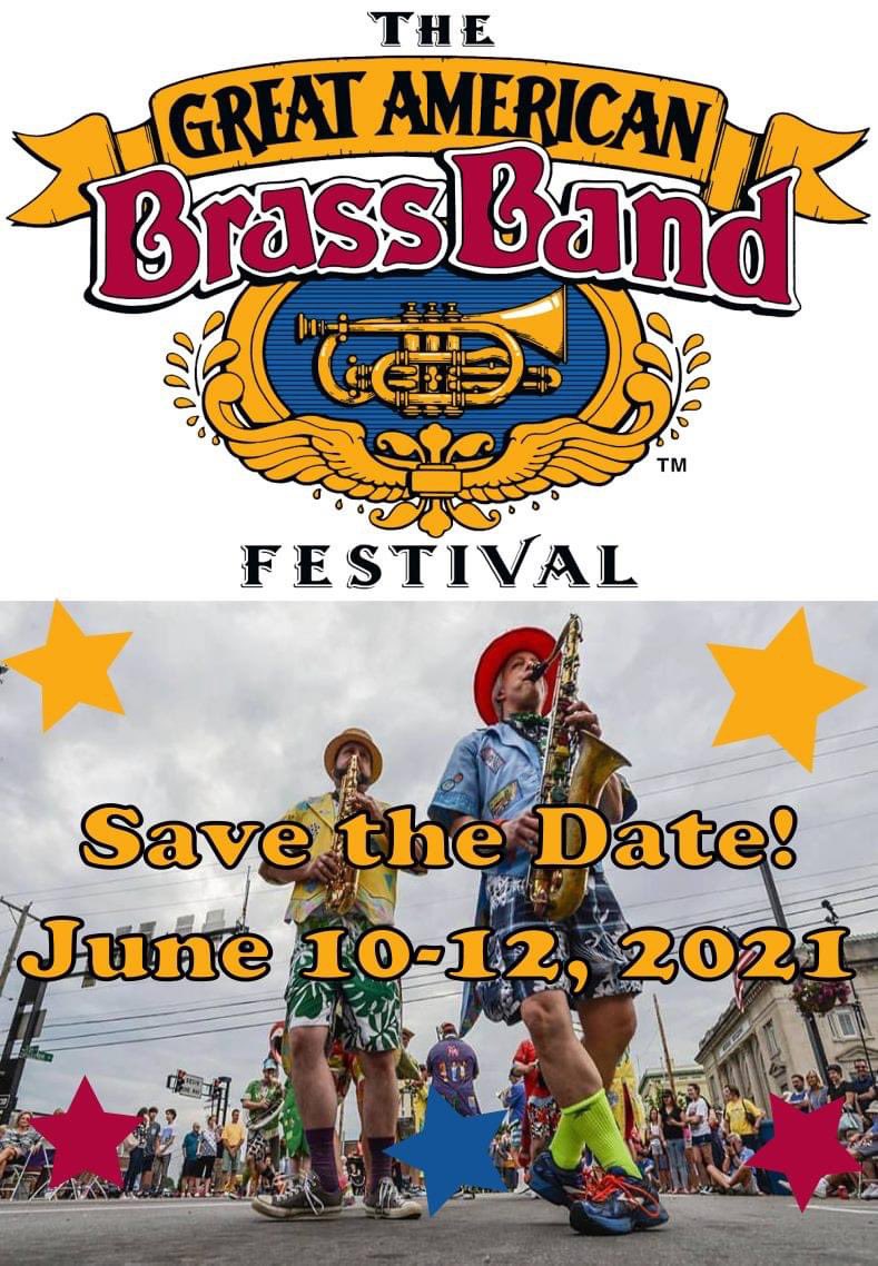 Save the date! GABBF returns next June 10-12, 2021 for our 31st festival! Mark those calendars now! #gabbf2021 🎺