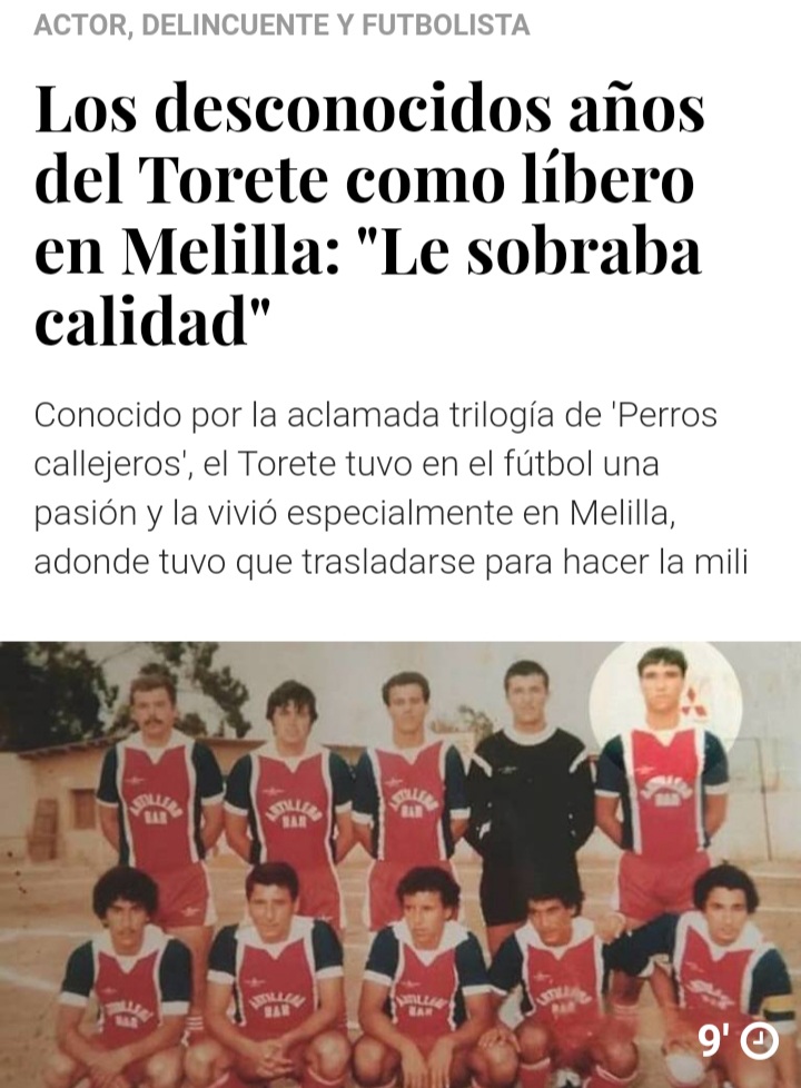 Nicotoskani76's tweet photo. #actor #delincuente #futbolista #ELTORETE #TESORILLO #MELILLA https://t.co/G2LKLK9YI6