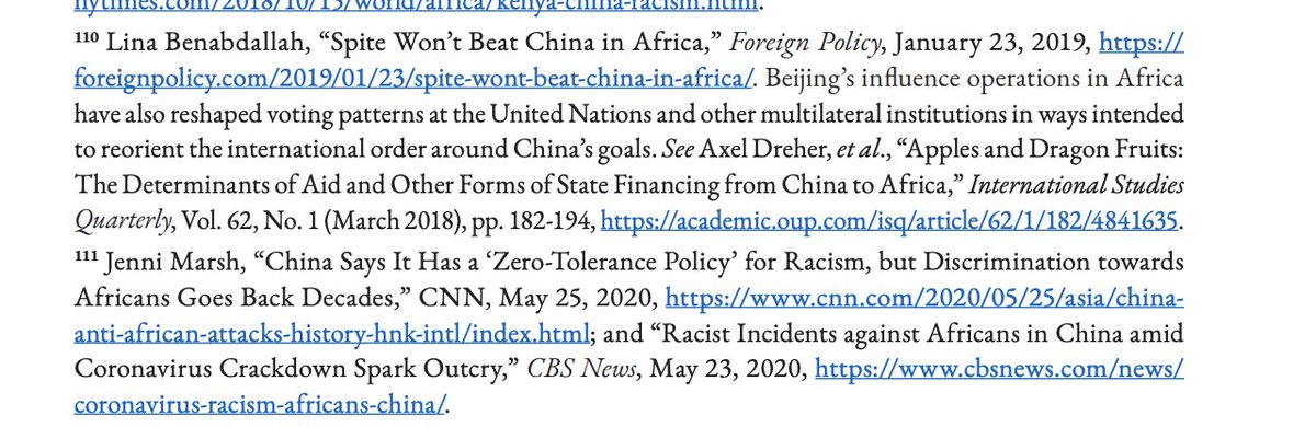 Pompeo's State Dept is suddenly very concerned with racism when it comes to Africans in China. His sources are media anecdotes.If China was going to take over Africa, wouldn't they rebel against their openly racist overlords? Why do they need Pompeo to rescue them? 12/n