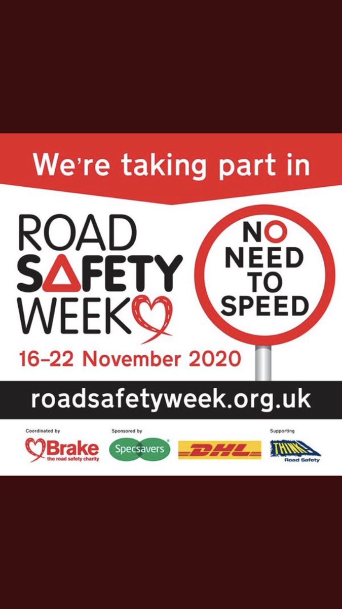 #NoNeedToSpeed #RoadSafetyWeek2020