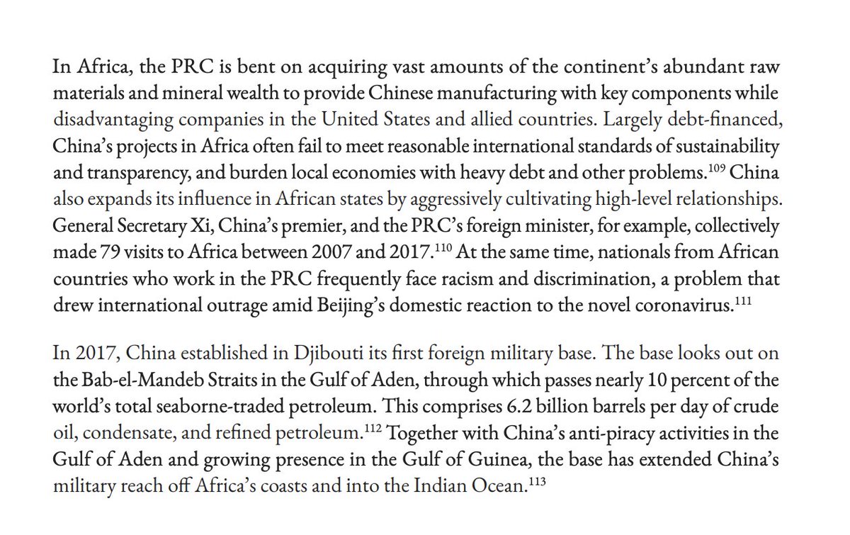 Pompeo's State Dept is suddenly very concerned with racism when it comes to Africans in China. His sources are media anecdotes.If China was going to take over Africa, wouldn't they rebel against their openly racist overlords? Why do they need Pompeo to rescue them? 12/n