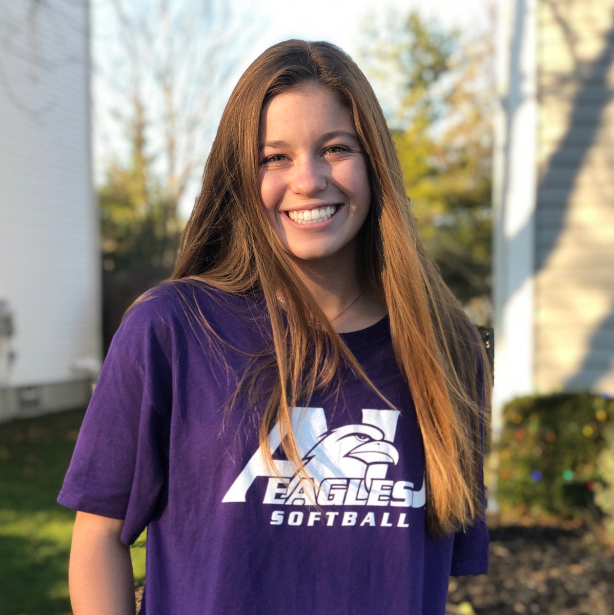 dani_r80's tweet photo. So pumped to say that I’ve verbally committed to Ashland University!!! Soooo excited to carry out my dream of playing softball in college. I can’t wait to be an eagle!🦅💜🥎 @CoachKnerem https://t.co/Z4x4xTyxib