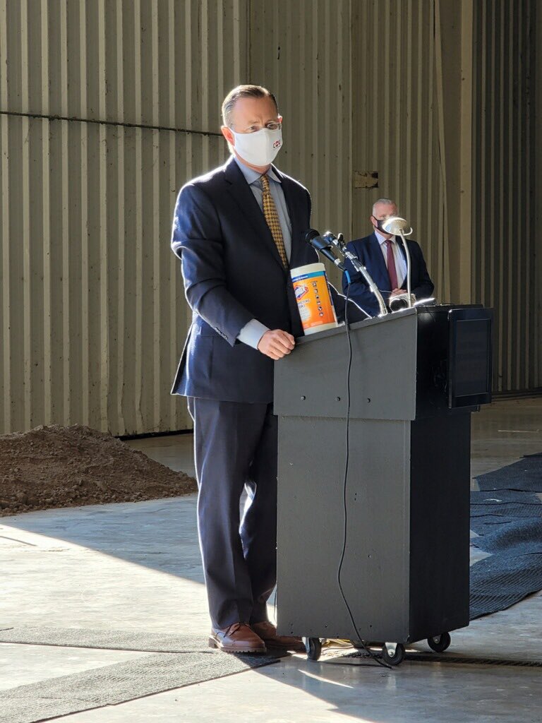 BNTreece's tweet image. When federal, state &amp;amp; local officials work together, we can accomplish great things. Proud to break ground on the new @FLYFROMCOU. Thank you taxpayers, @RoyBlunt @GovParsonMO @Munychoi4545 @CoMoGov @COMOChamber @CarrieTergin for support of this project.