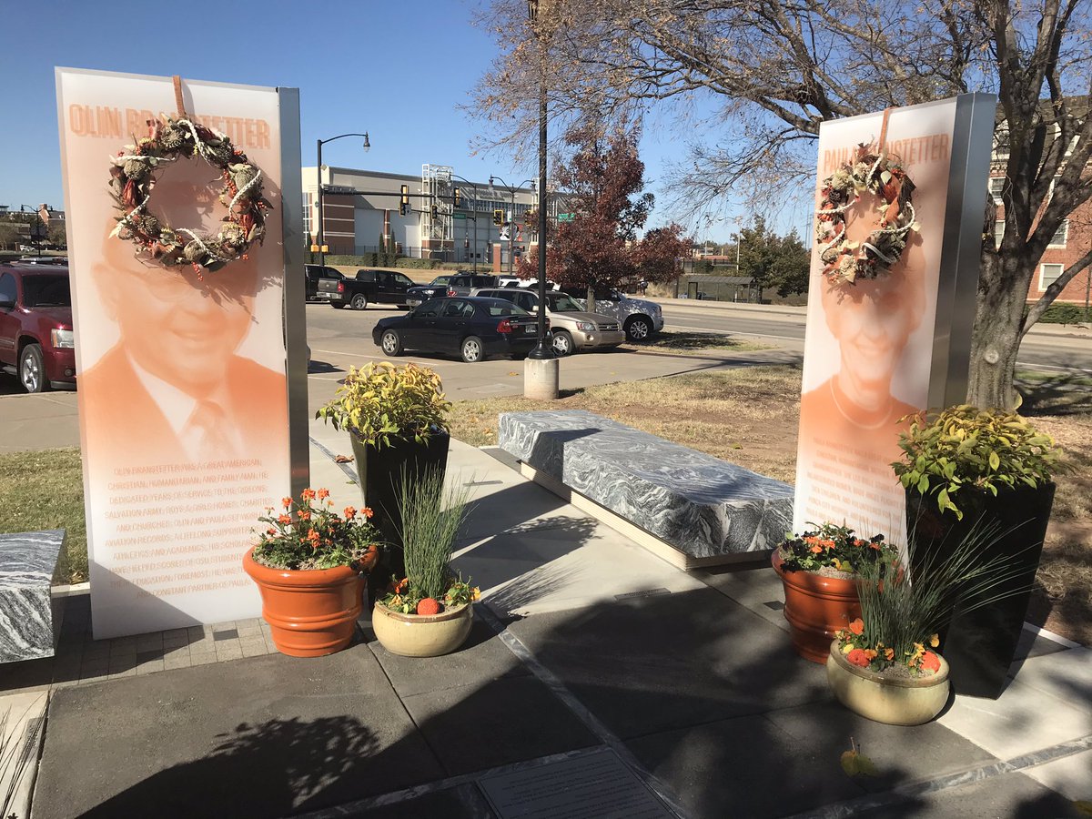 TheOSUSuperhero's tweet photo. As tradition, I went to the #RememberThe4 memorial to pay my respects w/ thoughts &amp; prayer...It’s been 9 yrs...Coach Budke &amp; Serna were amazing coaches to #okstate basketball! The Branstetters were great OSU supporters! Let’s continue to remember them, today &amp; always! #KBMS #OBPB https://t.co/IEFa36rrrp
