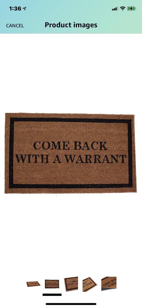 dougstafford's tweet photo. Just ordered the new welcome mat in case the gov’t gets any ideas about policing my Thanksgiving or Christmas Dinners https://t.co/wXsnxY1fjN