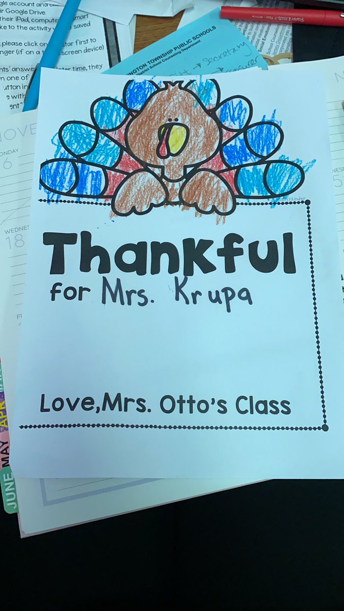 GTECC_Counselor's tweet photo. Some love from @ottomom123 ‘s class. #schoolcounselor #bestjobever #twppride https://t.co/FKK9Q3MvRu