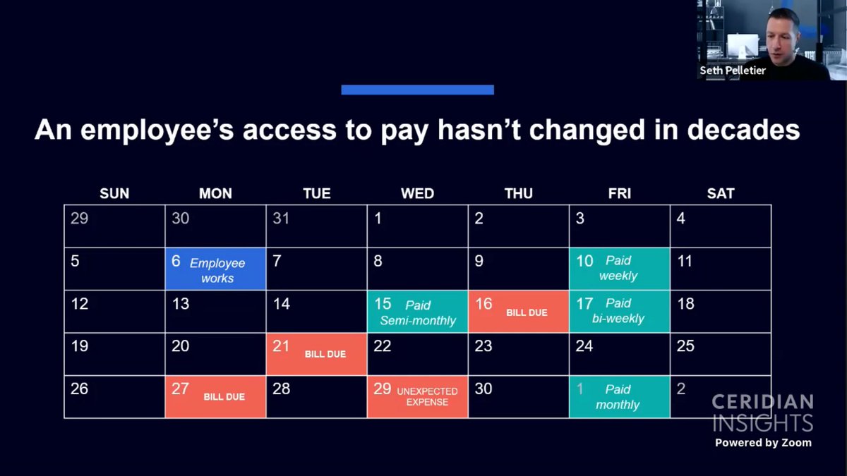 Ceridian's tweet photo. How did you get buy-in for #DayforceWallet?
"First, it was to educate. The technology exists – and the way we always did things isn’t the way we have to do things. Second, it offers the flexibility we want to extend to our employees." - Gavin Flynn @DanoneNA #CeridianINSIGHTS https://t.co/oLwdg0UGzT