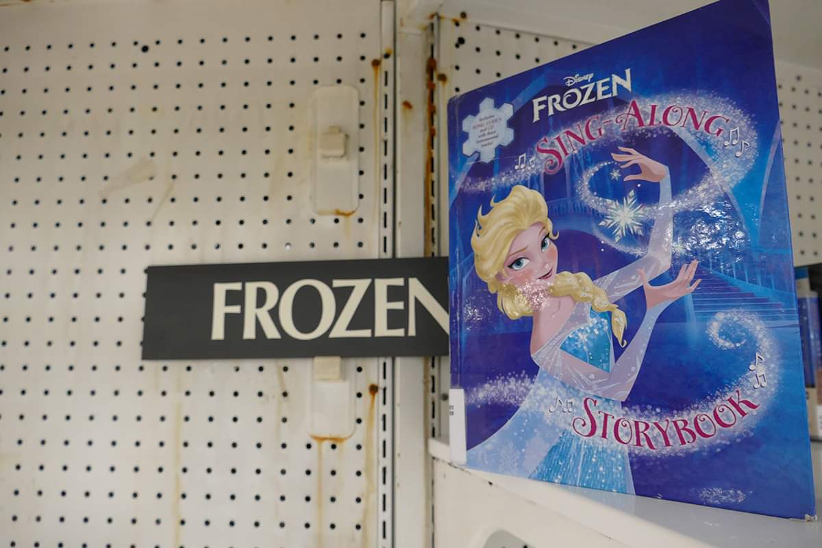 So the signed the deal and moved in. When they got there, their team of librarians got to work organizing the different sections.Don’t tell me librarians don’t have a sense of humor.This was their frozen food aisle.