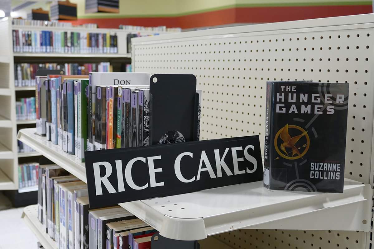 And here’s the Rice Cakes section.
