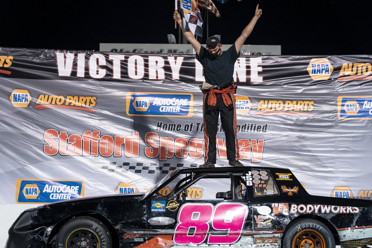 StaffordSpeedwy's tweet photo. Champions week!
We'll be highlighting each of our 5 champions over the next 5 days. First up, 2020 Street Stock champion #89 Zack Robinson.
Check back all day for videos, stats, and more!
#ChampTrail #StreetStocks https://t.co/FMmtb1DZcq