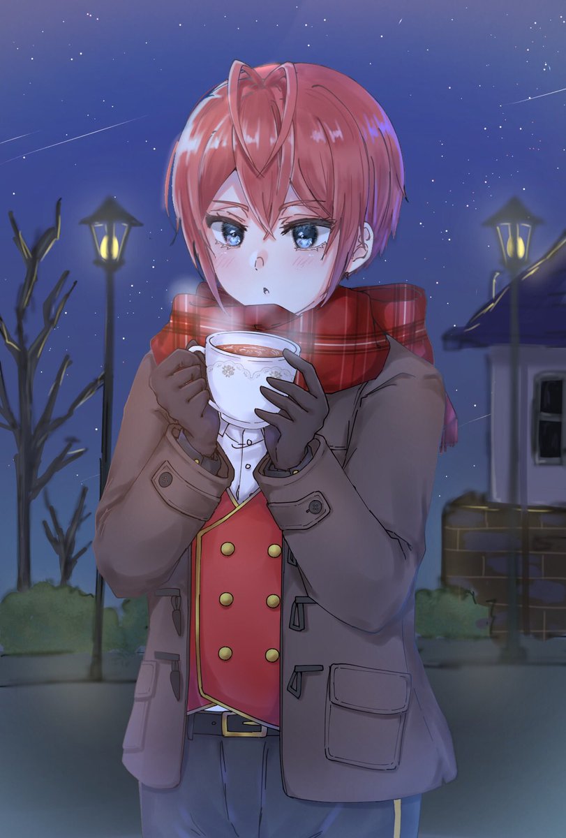 ツイステ 企画で描いた冬服 コート捏造 リドルくんです 赤いマフラー巻いててくれ たもこのイラスト ツイステ 企画で描いた冬服 コート捏造 リドルくんです 赤いマフラー巻いててくれ たもこのイラスト