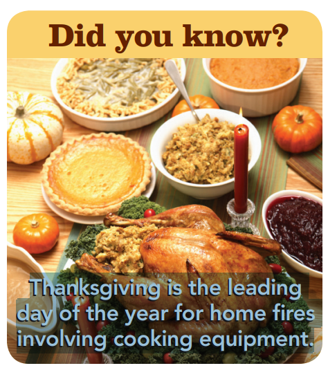 #Thanksgiving is right around the corner. Download our safety tip sheet and make sure your friends &amp; family have a safe holiday: bit.ly/3f5wvZG #family #friends #firesafety