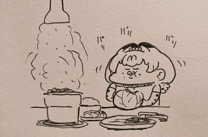 肉の前にキャベツ1玉食べておくちーばるちゃん 