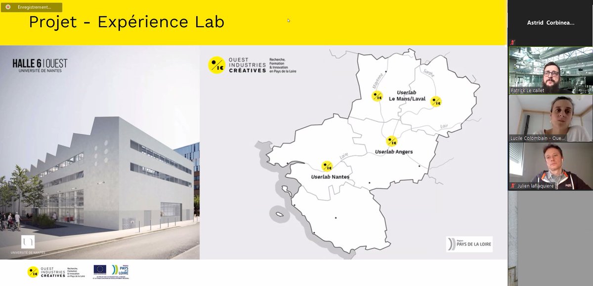 OuestICC's tweet photo. Le XP-Lab, #Userlab de l'@UnivNantes à la @Halle6Ouest regroupe des équipements de pointe (EEG, NIRS, oculomètres, …), un plateau technique de 6 salles d’expérimentations/régie et des expertises scientifiques pluridisciplinaires sur l’évaluation de l’expérience utilisateur https://t.co/OM6vk0iUKa