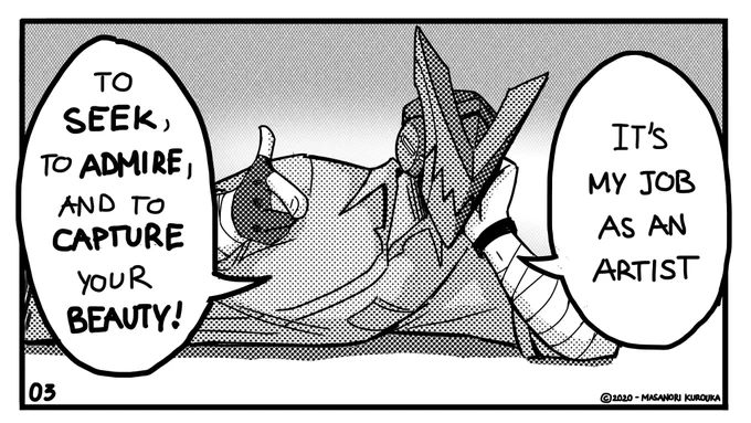 Since I'm free for the night I went and did a few researches.

Smooth pickup line remake 4K graphic.

Back in the day when I was ambitious and naive, I wanted to be a kickass mangaka. Until reality burned it to the ground and everyone make sure I never pick it up again. 