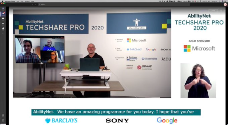 Delighted to be part of the pre-conference chat this morning with the wonderful <a href="/access_adi/">Adi Latif</a>, <a href="/hminto/">Hector Minto</a> and <a href="/markwalkernet/">mark walker dot net</a>!

#TechSharePro2020 #accessibility #skyscanner