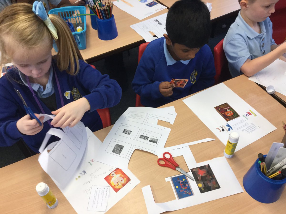 LSTMrsC's tweet photo. Who is Paul Klee? Creating mood boards exploring the work of Paul Klee #stpsart https://t.co/1J6OdXKpKH