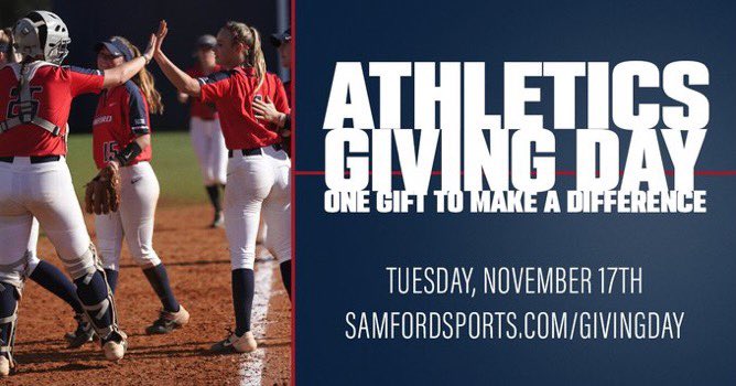 Make a difference TODAY! 

Athletics Giving Day!
🔗   samfordsports.com/givingday

#TogetherWeCan 
#AllForSAMford
