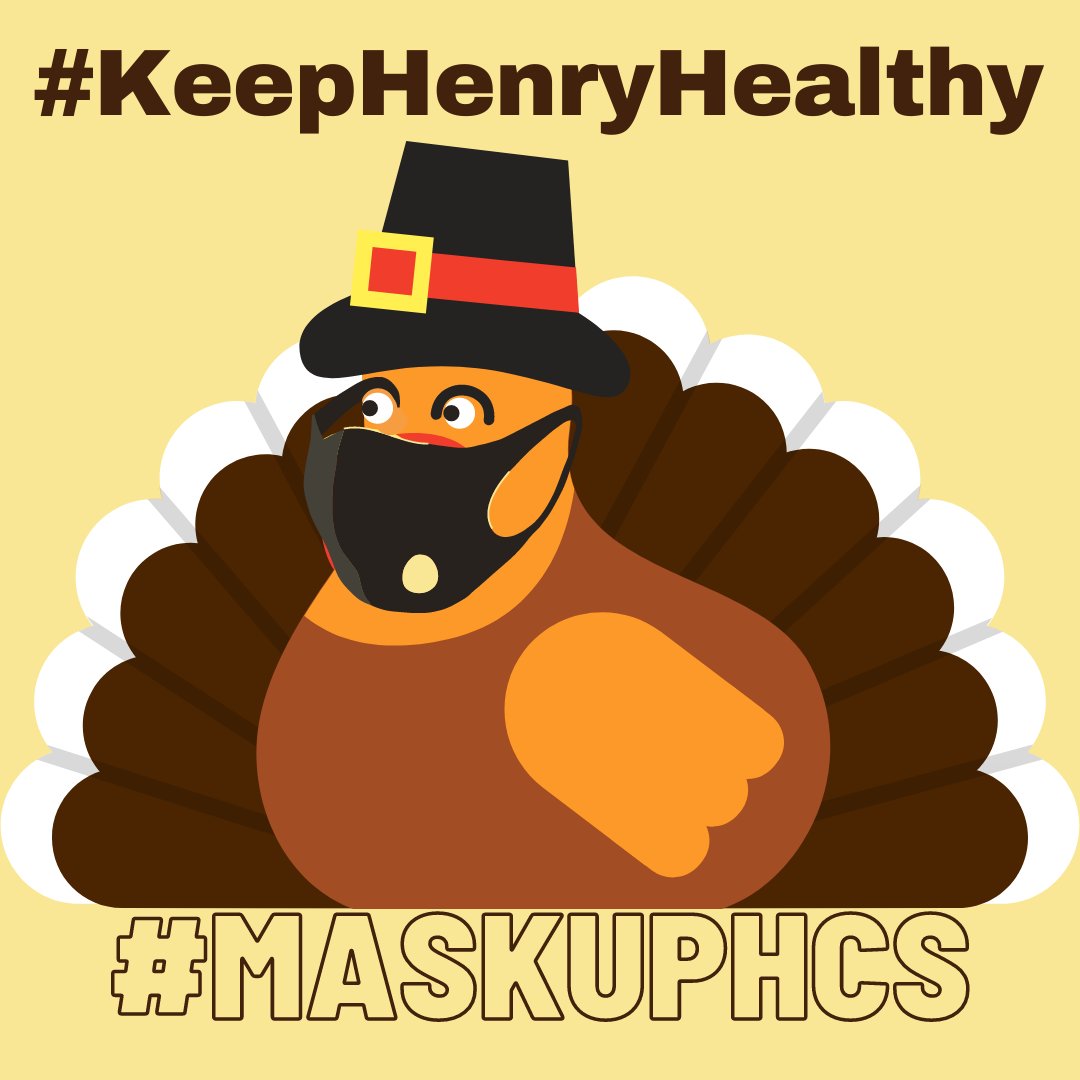 HenryCountyBOE's tweet photo. Next week is Thanksgiving, and we want to remind everyone to be safe and stay healthy by wearing a mask, washing your hands, and watching your distance!  We are thankful for each of you and all you do to help #KeepHenryHealthy! #MaskUpHCS https://t.co/wcMnDo3bXp