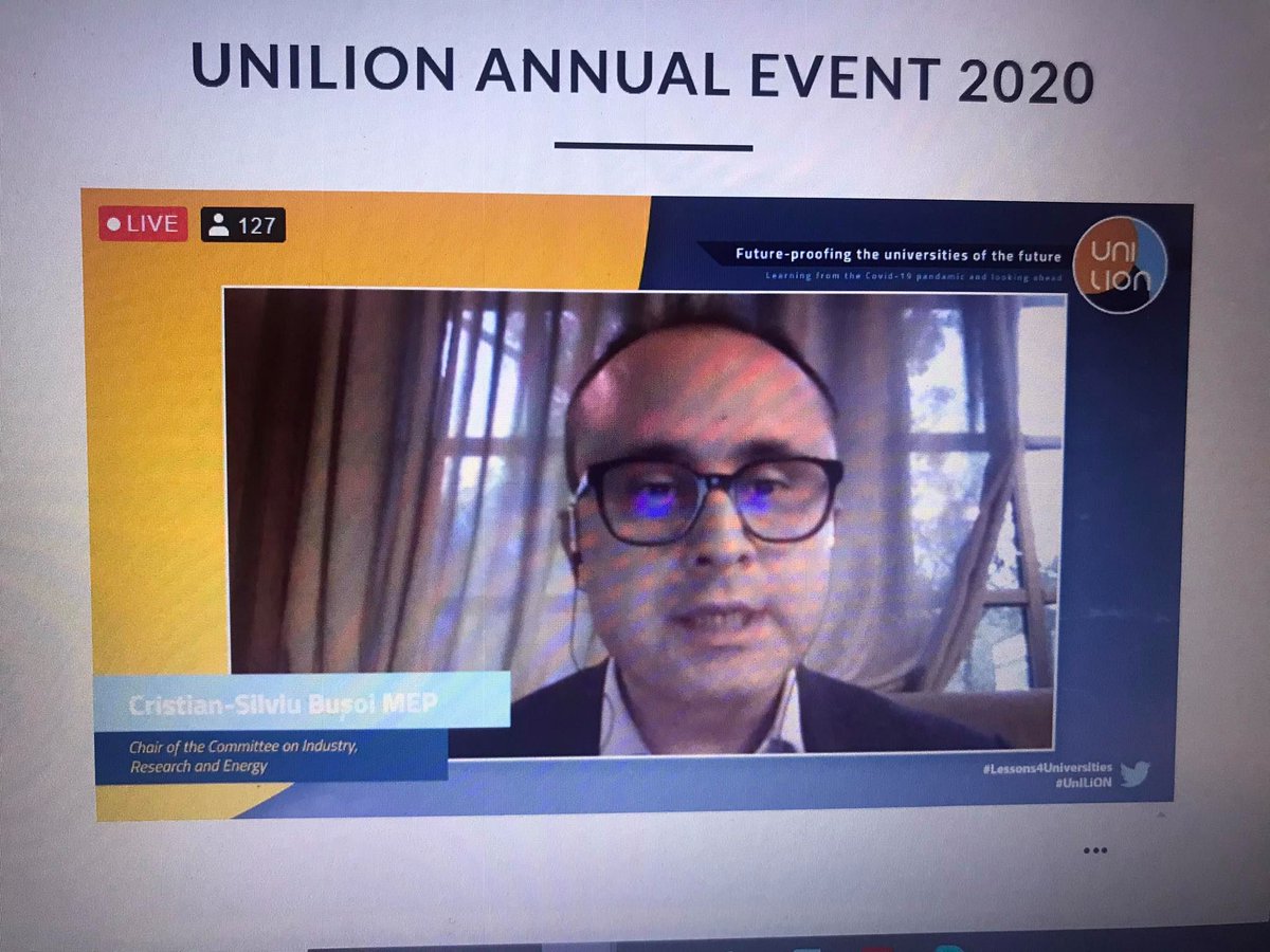 EOCyprus's tweet photo. Attending the #UnILiON Annual Event: What are the #Lessons4Universities from the #Covid_19 and what has the renewed #EuropeanResearchArea to offer in synergy with a future #EuropeanEducationArea?
@ChristophidouEU
@CristianSBusoi
Follow live at https://t.co/65cUQdQhGQ https://t.co/Sl1TFpgGCd