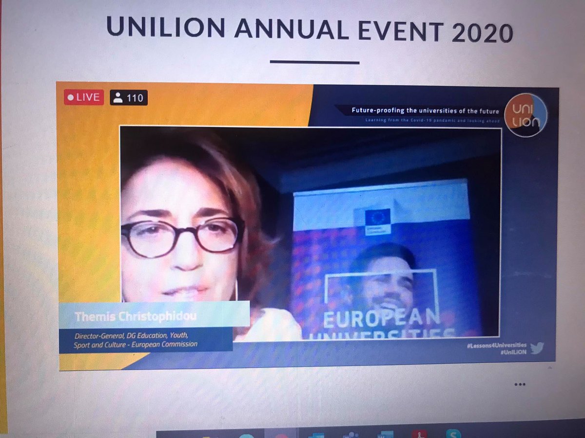 EOCyprus's tweet photo. Attending the #UnILiON Annual Event: What are the #Lessons4Universities from the #Covid_19 and what has the renewed #EuropeanResearchArea to offer in synergy with a future #EuropeanEducationArea?
@ChristophidouEU
@CristianSBusoi
Follow live at https://t.co/65cUQdQhGQ https://t.co/Sl1TFpgGCd