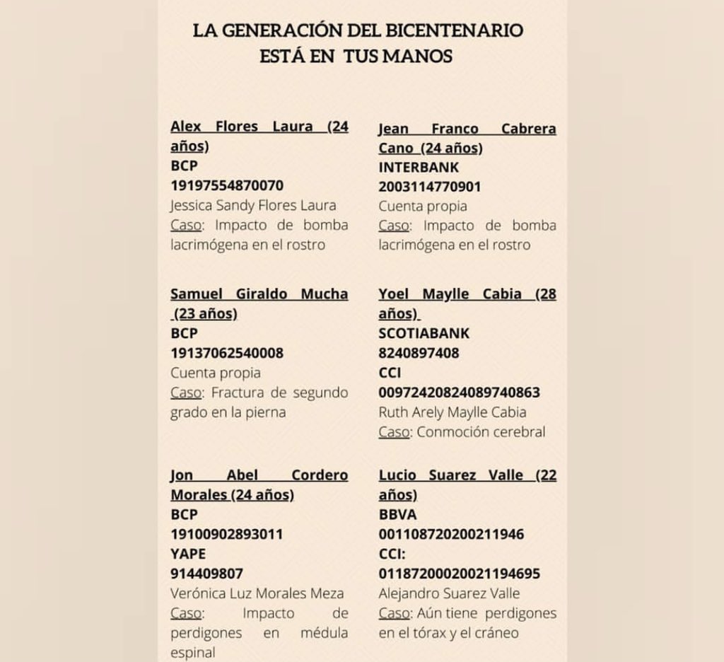 ProAbogadas's tweet photo. Toda colaboración es importante en estos momentos. No importa el monto, todo suma. En caso no puedan, ayúdennos a difundir 🙏🏾
#AbogadasProBono

*Importante: El número de Yape de Jon Abel Cordero Morales es el de su tía, Nancy Pezzia. https://t.co/23lVJP3Kx1