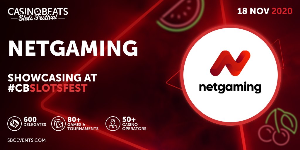 SBCGAMINGNEWS's tweet photo. NetGaming will be showcasing at CasinoBeats Slots Festival - Showcasing the Latest &amp; Hottest Online Casino Games.

Get your FREE access pass or find out more about CasinoBeats Slots Festival here: https://t.co/L3VquJqfE9

#cbslotsfest #sbcevents #digitalconference https://t.co/FZetSixppd