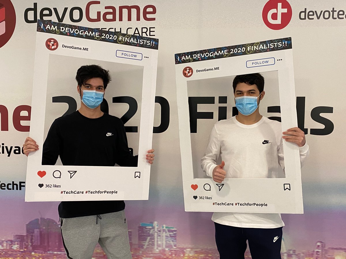 Devogame_ME's tweet photo. We participated in this year’s #DevoGame thrilled by expectations communicated by our university peers painting the DevoGame as an exciting experience in which participants are challenged in a new and refreshing manner...
~Hamzah & Yousef Abdulfattah💬 https://t.co/iiDfUonsch