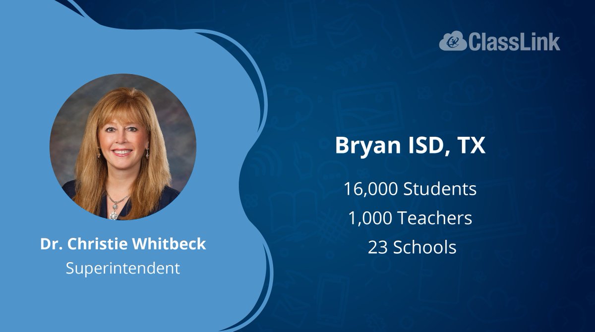 “When ClassLink came along, it was like it was dropped down to us from heaven because it saved so much time and frustration. It saves me 90 percent of the time I used to spend hunting things down," says @BryanISDSup.

classlink.com/regional/bryan…