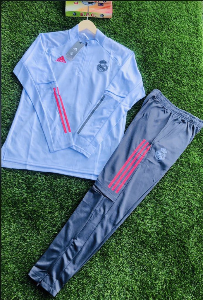 just__jersey_'s tweet photo. Real Madrid tracksuit available 
Price: N20,000
All sizes
Dm to order
#tuesdayvibe #LegendaryElite #DStvMoments https://t.co/Za7tEMk4gY