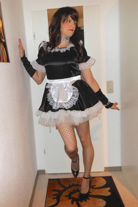 Asian shorts curly maid