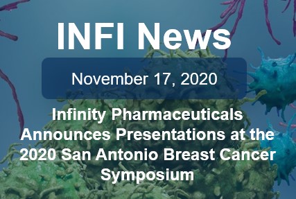 Infinity Pharmaceuticals Announces Presentations at the 2020 San Antonio Breast Cancer Symposium businesswire.com/news/home/2020… #breastcancer #eganelisib #patientsarewaiting