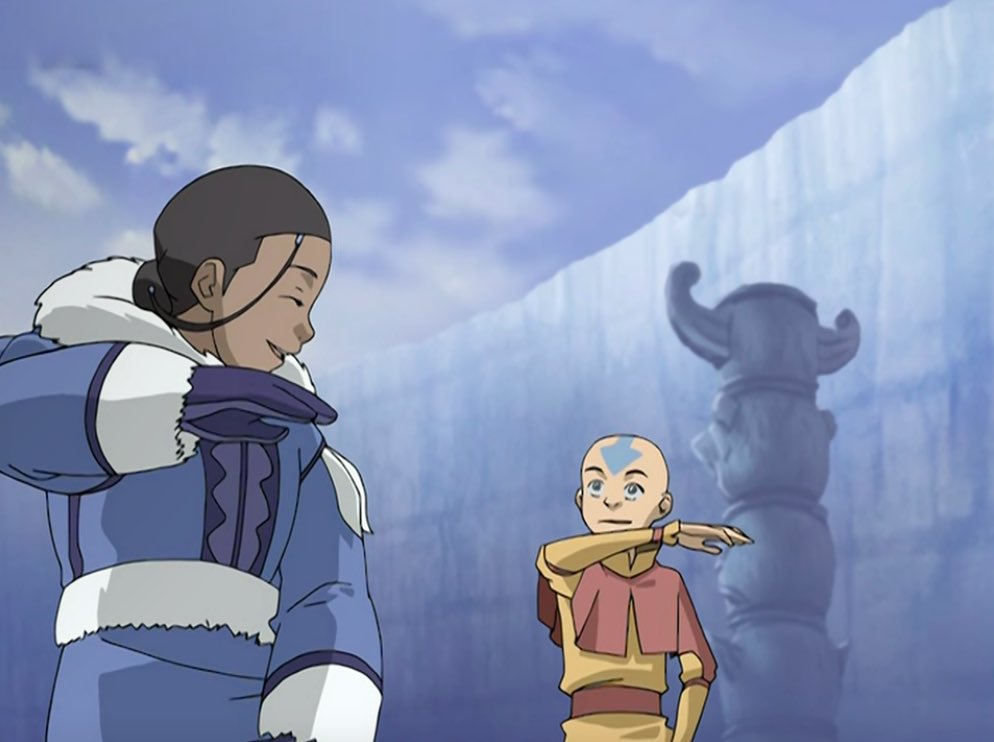 Bonus for The Waterbending Master - they’re not bending but they have the same stance as they prepare to do so :’)