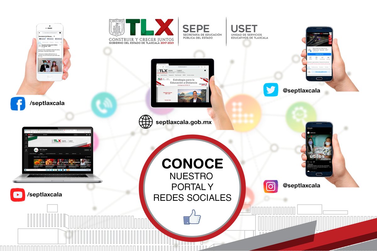 septlaxcala's tweet photo. 📌 En @septlaxcala te invitamos a conocer nuestra página oficial https://t.co/mDI2tgopmg y nuestras redes sociales... Queremos conocer tu opinión, queremos mejorar para servirte mejor.
#TlaxcalaSeCuida
#ConEducaciónConstruimosJuntos 
@ElProfe_Floren 👨🏻‍🏫 https://t.co/tJjhtMvtA4