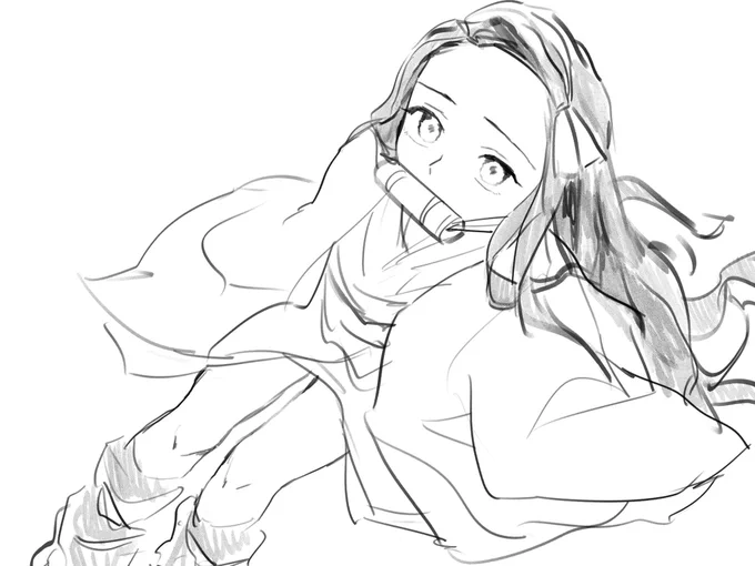 脚がくそたまらんという理由で描かれたねずこ 