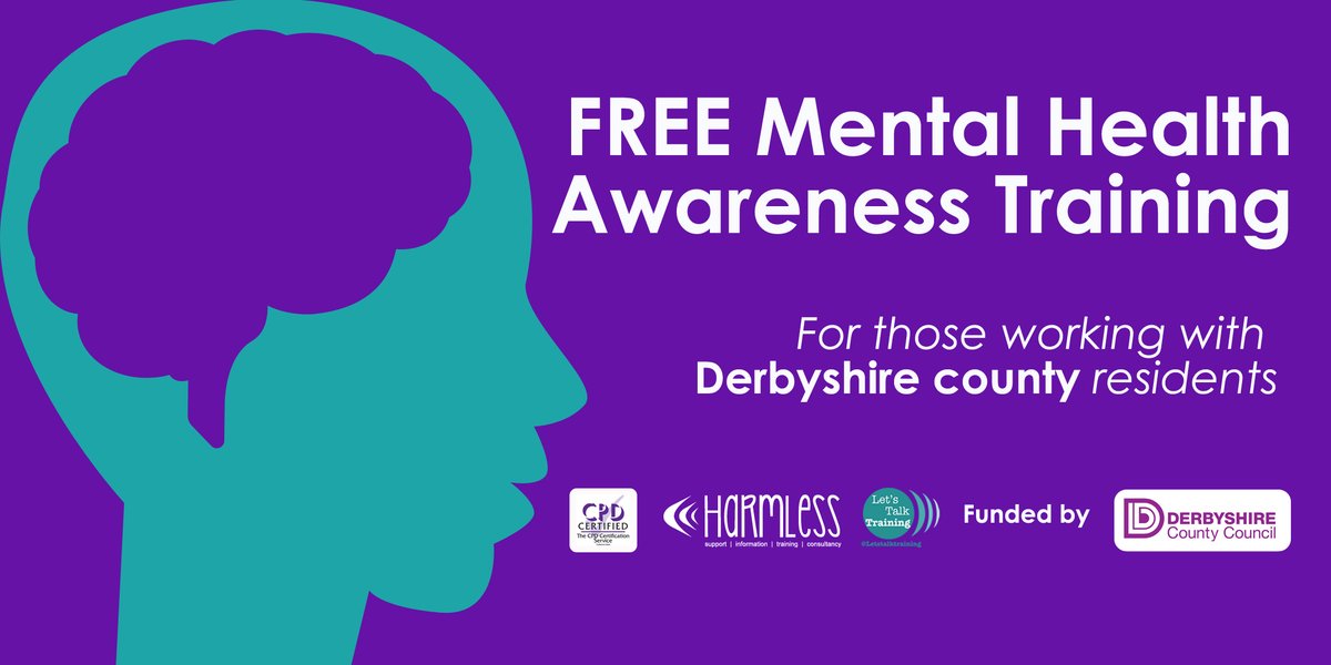 HarmlessAcademy's tweet photo. Anyone thinking about new year's resolutions yet? 

If you're based in #Derbyshire and want to learn something new in 2021 - why not join our #FREE accredited #ONLINE Mental Health Awareness Training? Sign up here: 
https://t.co/ysRtlgVtCJ
#mentalhealthmatters #learningneverstops https://t.co/pwZ577i9Yv